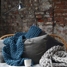 Load image into Gallery viewer, Super Chunky Hand Knitted Blanket

