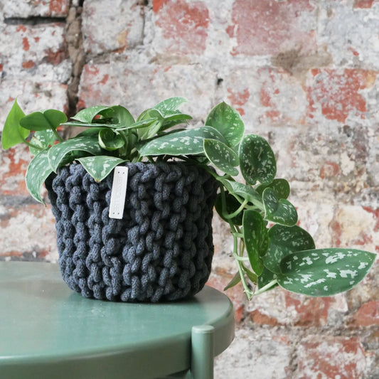 Hand Knitted Storage Basket