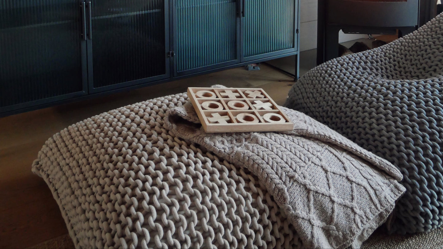 floor cushion bean bag in modern home living space